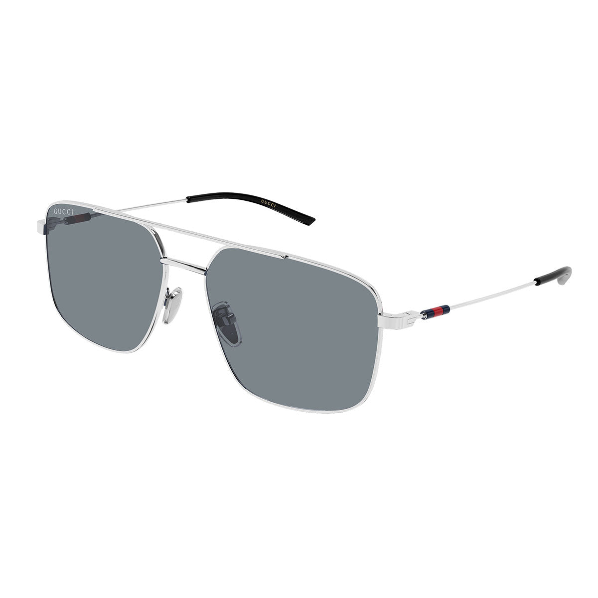 Gucci Occhiali da Sole GG2096SA 003 Argento/Grigio Uomo