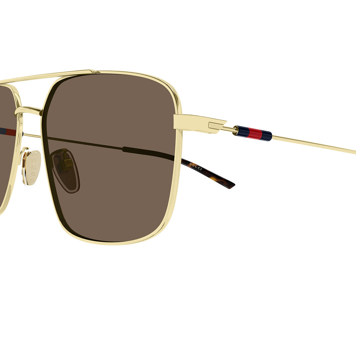 Gucci Occhiali da Sole GG2096SA 004 Oro/Marrone Uomo