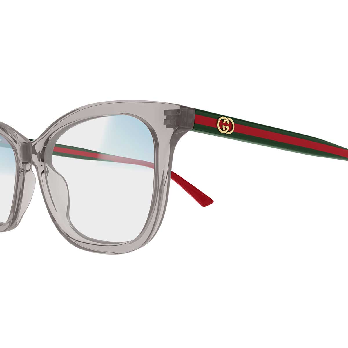 Gucci Occhiali da Sole GG2117S 001 GrigioVerde/Trasparente Donna Fotocromatici 5