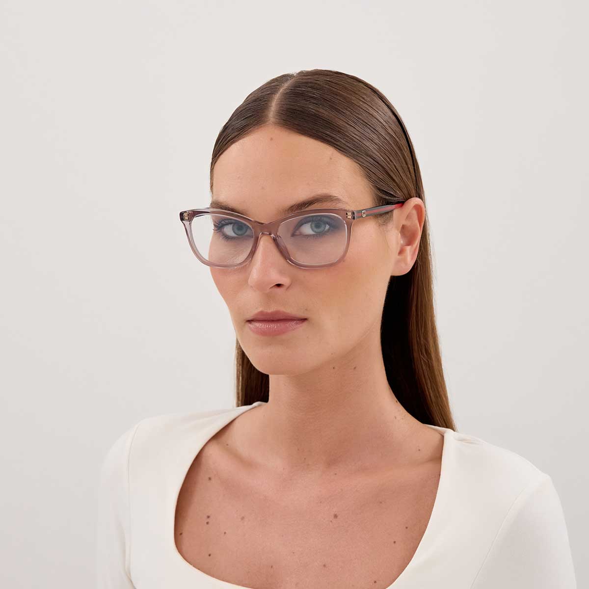 Gucci Occhiali da Sole GG2117S 001 GrigioVerde/Trasparente Donna Fotocromatici 6