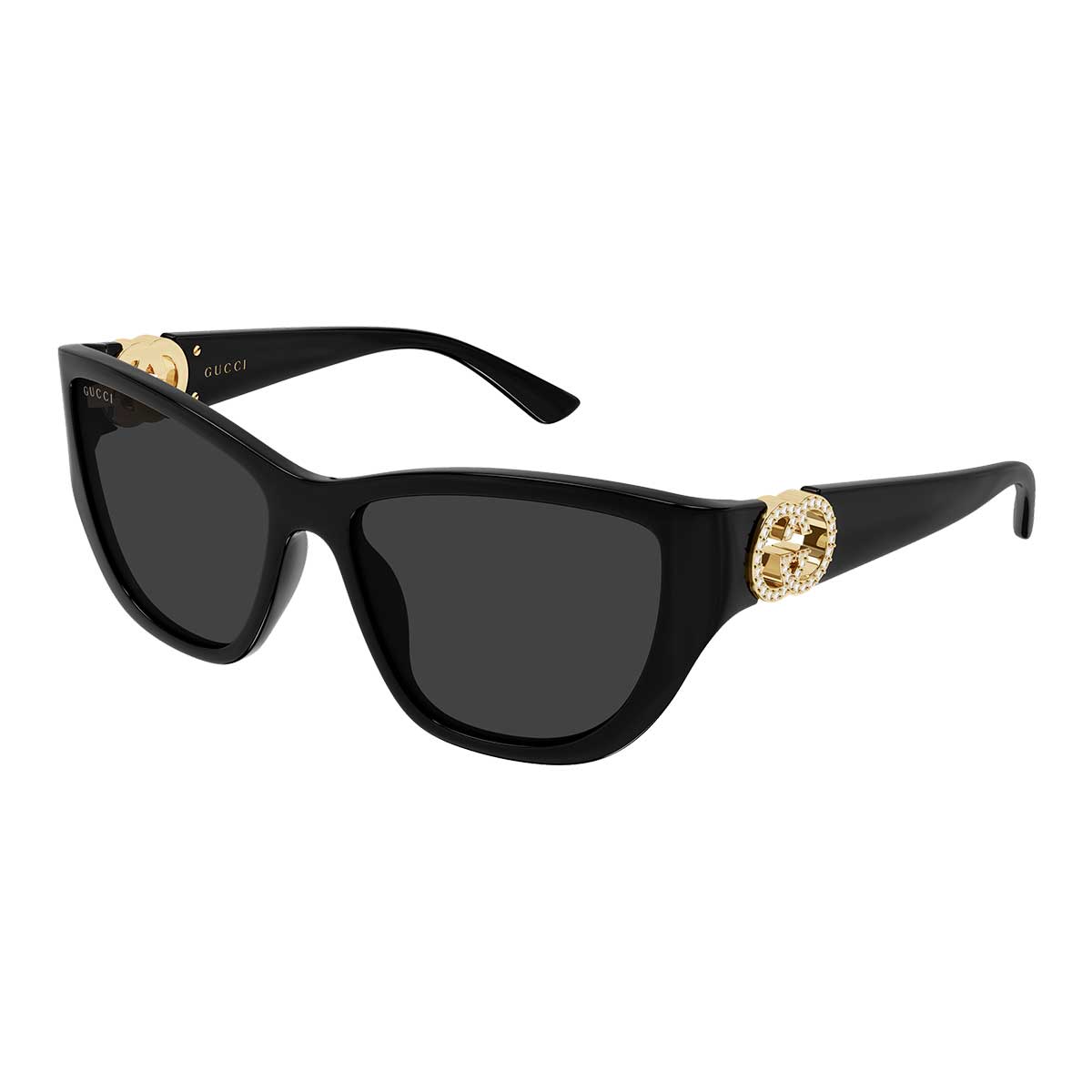 Gucci Occhiali da Sole GG2122S 002 Nero/Grigio Donna