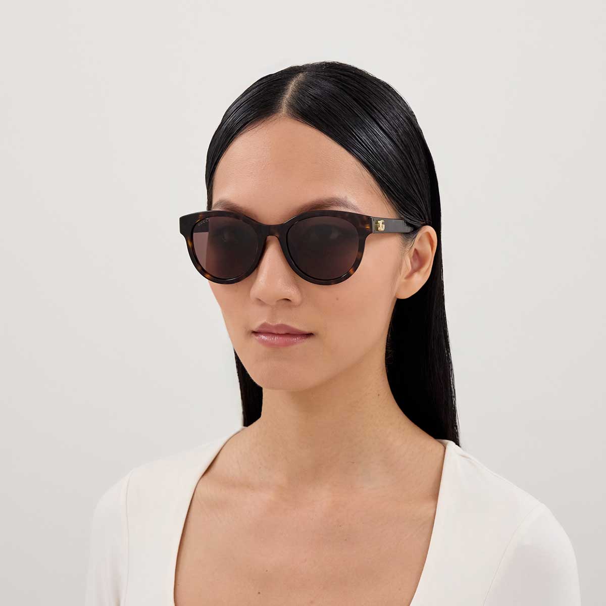 Gucci Occhiali da Sole GG2127SK 002 Marrone/Marrone Donna 4