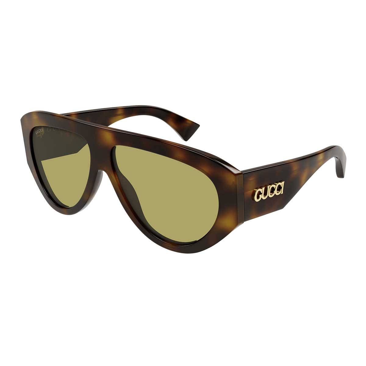 Gucci Occhiali da Sole GG2128S 002 Marrone/Verde Uomo