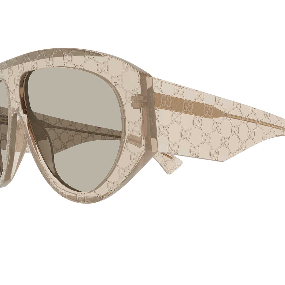 Gucci Occhiali da Sole GG2128S 005 Marrone/Marrone Uomo