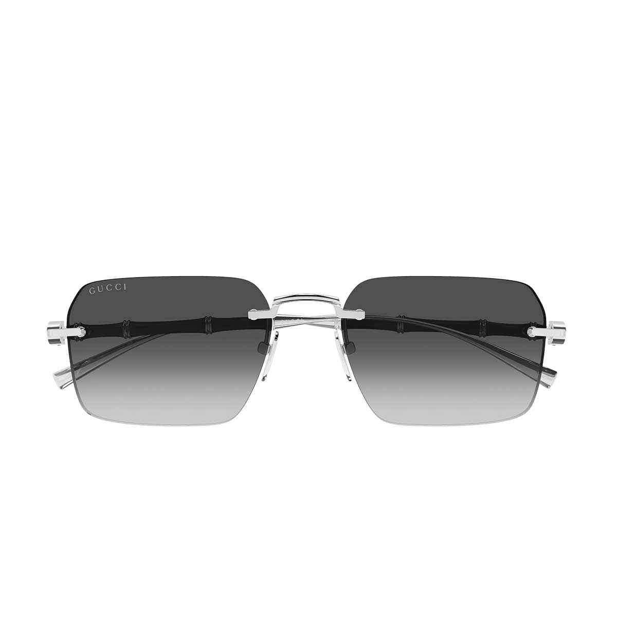 Gucci Occhiali da Sole GG2154S 002 Argento/Grigio Uomo