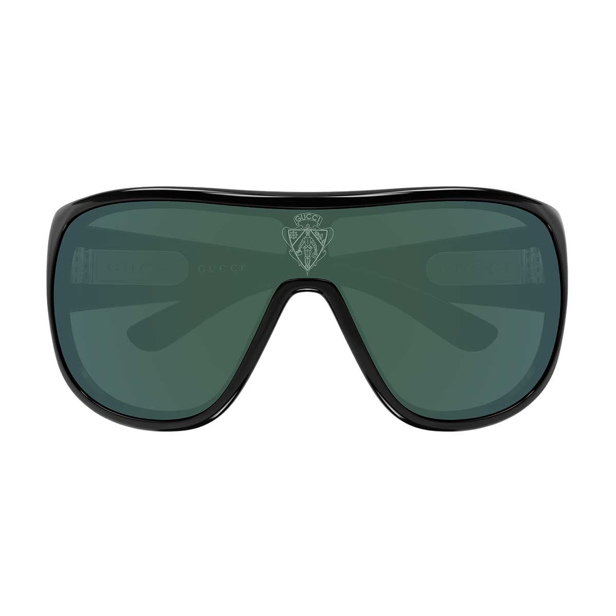 Gucci Occhiali da Sole GG2168S 007 Nero/Verde Uomo