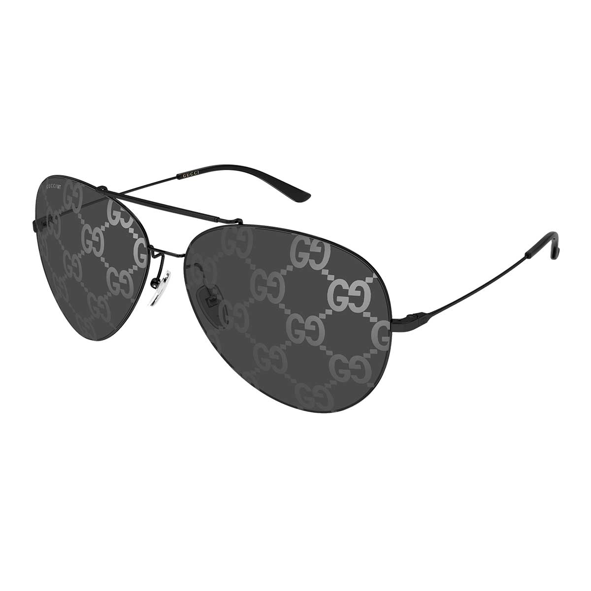 Gucci Occhiali da Sole GG2172S 002 Nero/Grigio Fumo Uomo