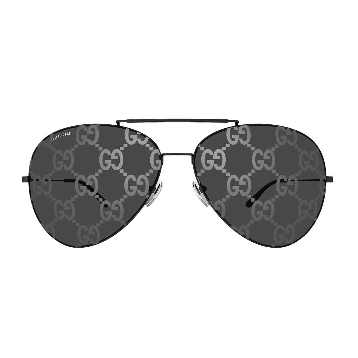 Gucci Occhiali da Sole GG2172S 002 Nero/Grigio Fumo Uomo