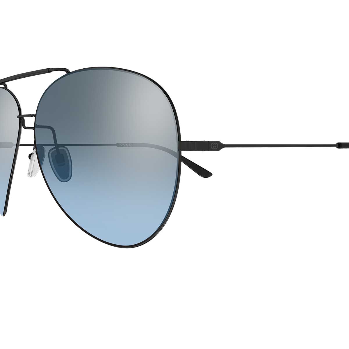 Gucci Occhiali da Sole GG2172S 004 Nero/Azzurro Uomo