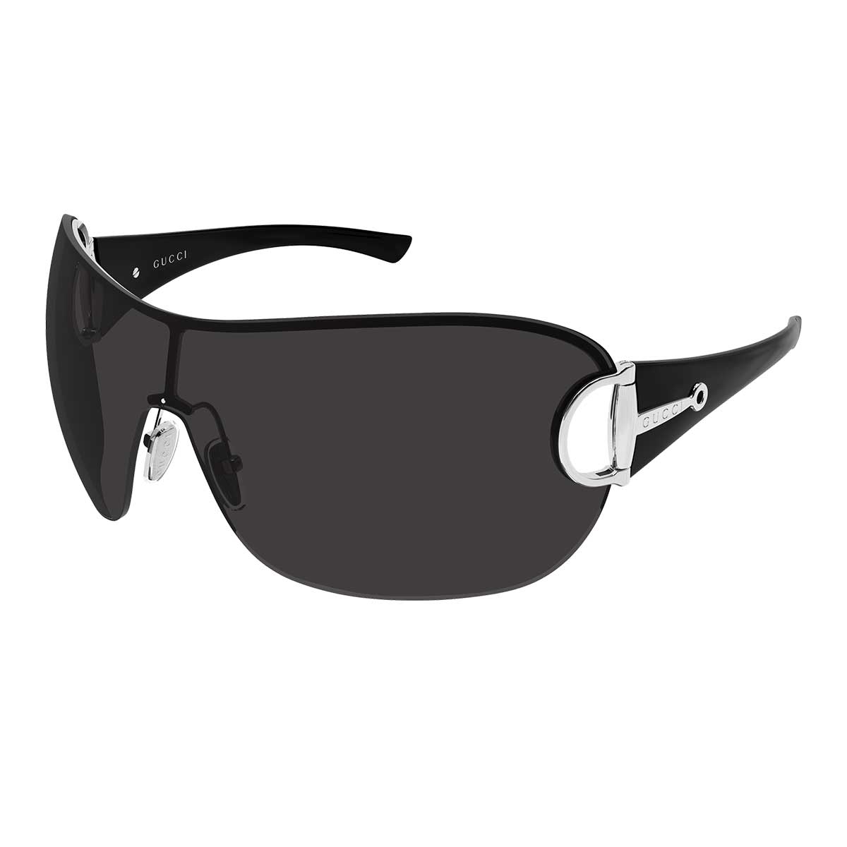 Gucci Occhiali da Sole GG2174S 001 ArgentoNero/Grigio Donna