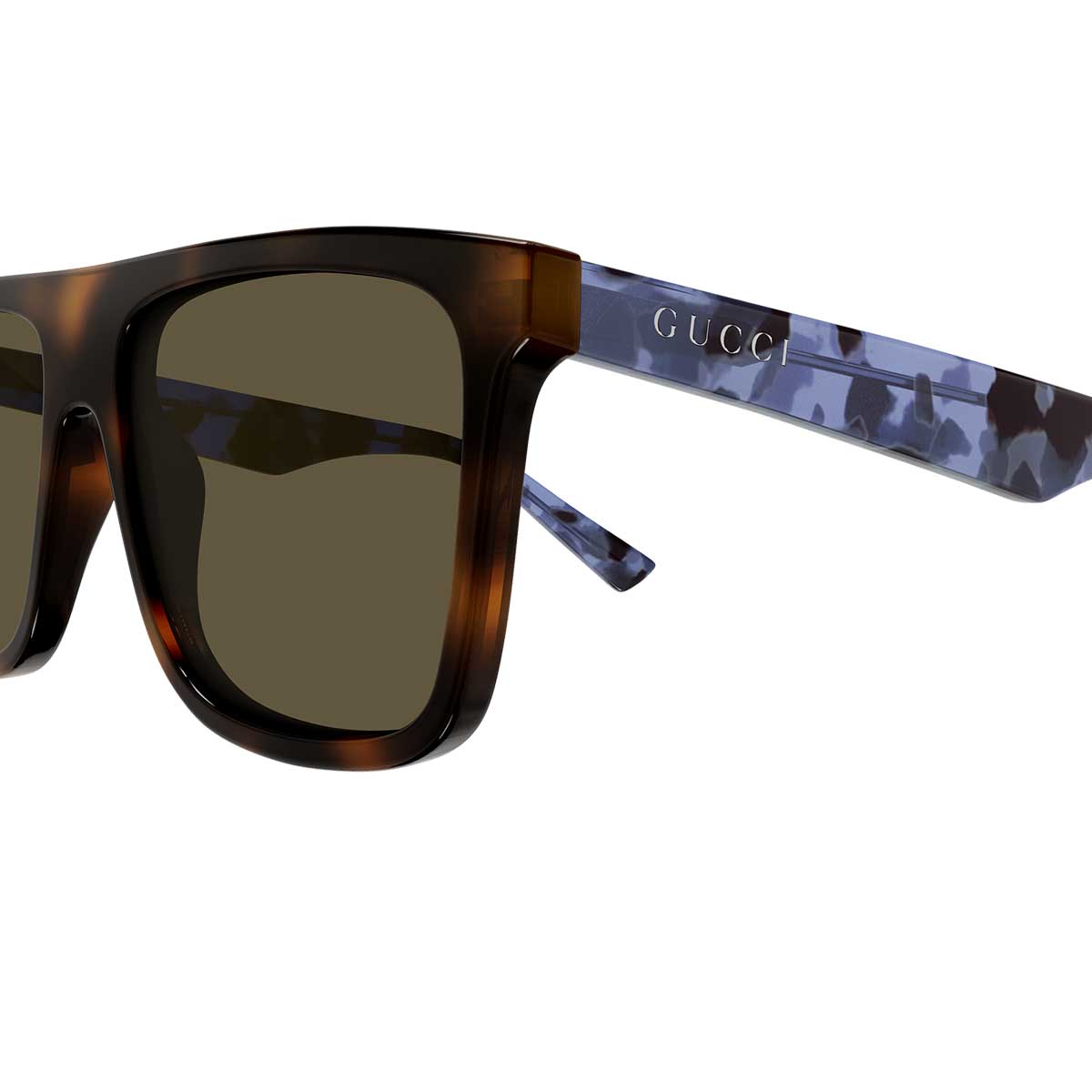 Gucci Occhiali da Sole GG2182S 003 MarroneBlu/Marrone Uomo