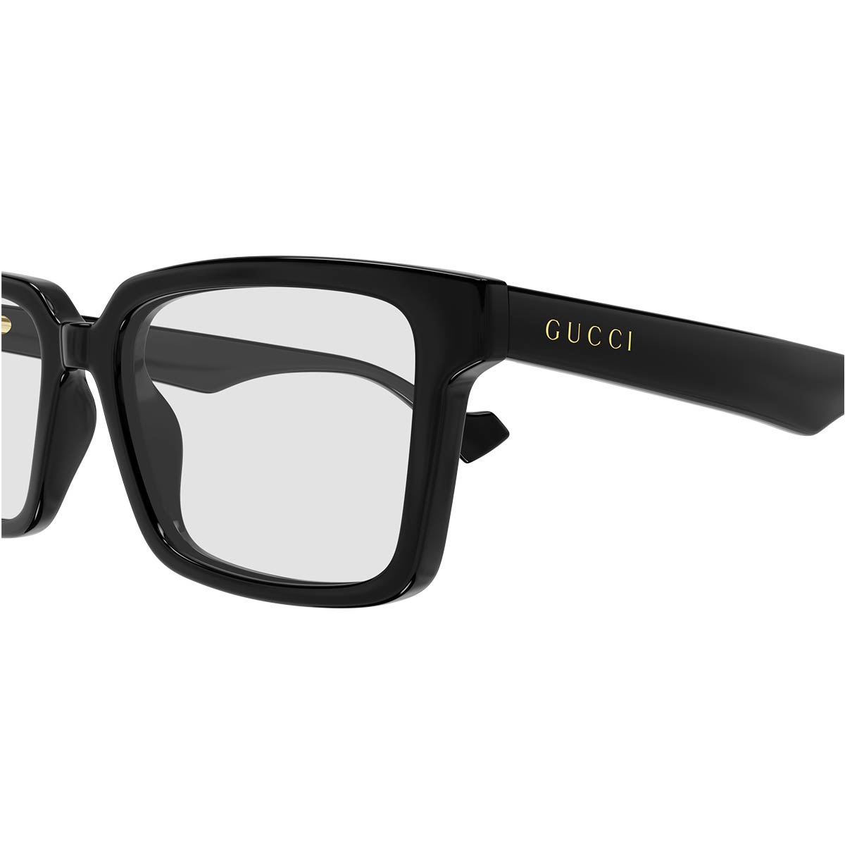 Gucci Occhiali da Sole e Vista GG1543S 001 Nero/Trasparente con Clip Unisex 8