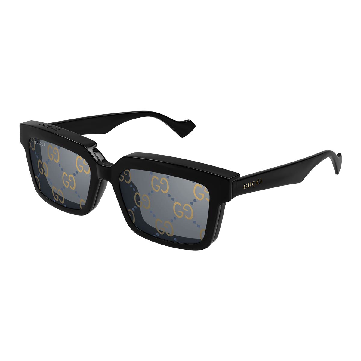 Gucci Occhiali da Sole e Vista GG1543S 001 Nero/Trasparente con Clip Unisex 2