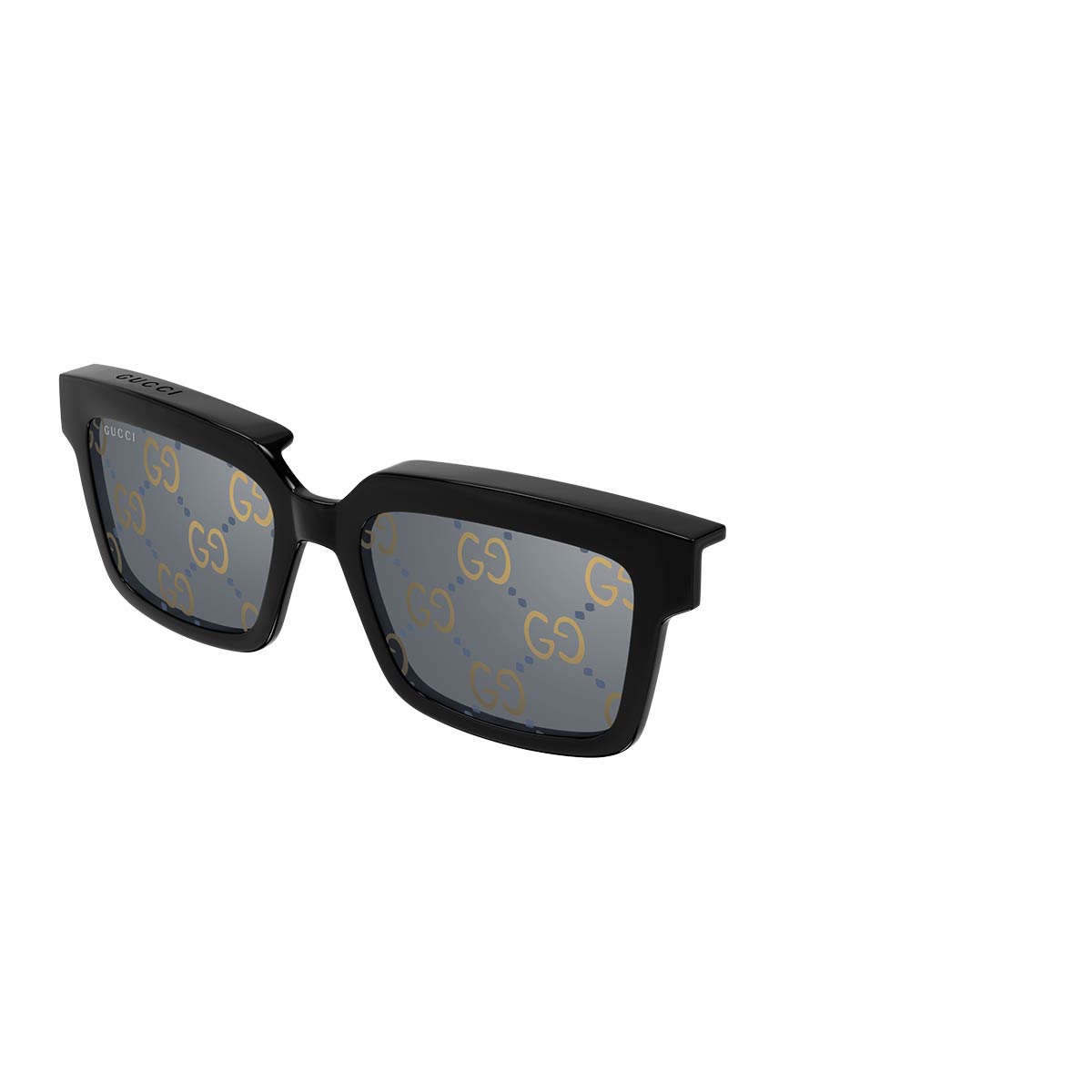 Gucci Occhiali da Sole e Vista GG1543S 001 Nero/Trasparente con Clip Unisex 10