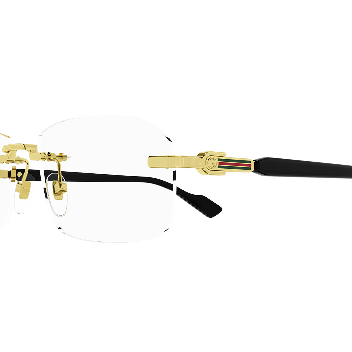 Gucci Occhiali da Vista GG1221O 001 Oro/Trasparente Uomo