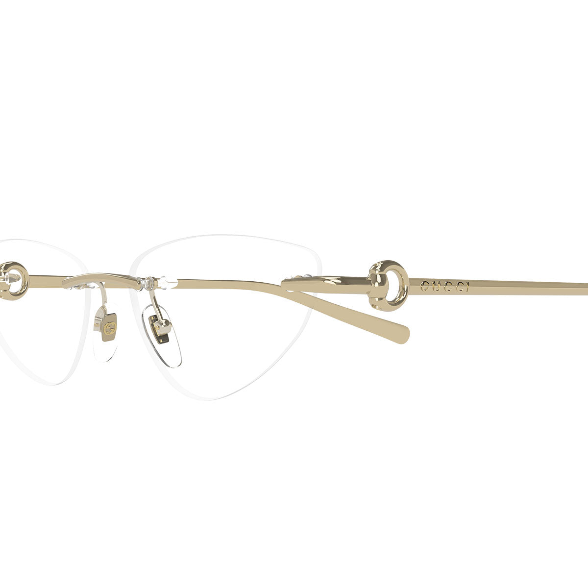 Gucci Occhiali da Vista GG1702O 002 Oro/Trasparente Donna