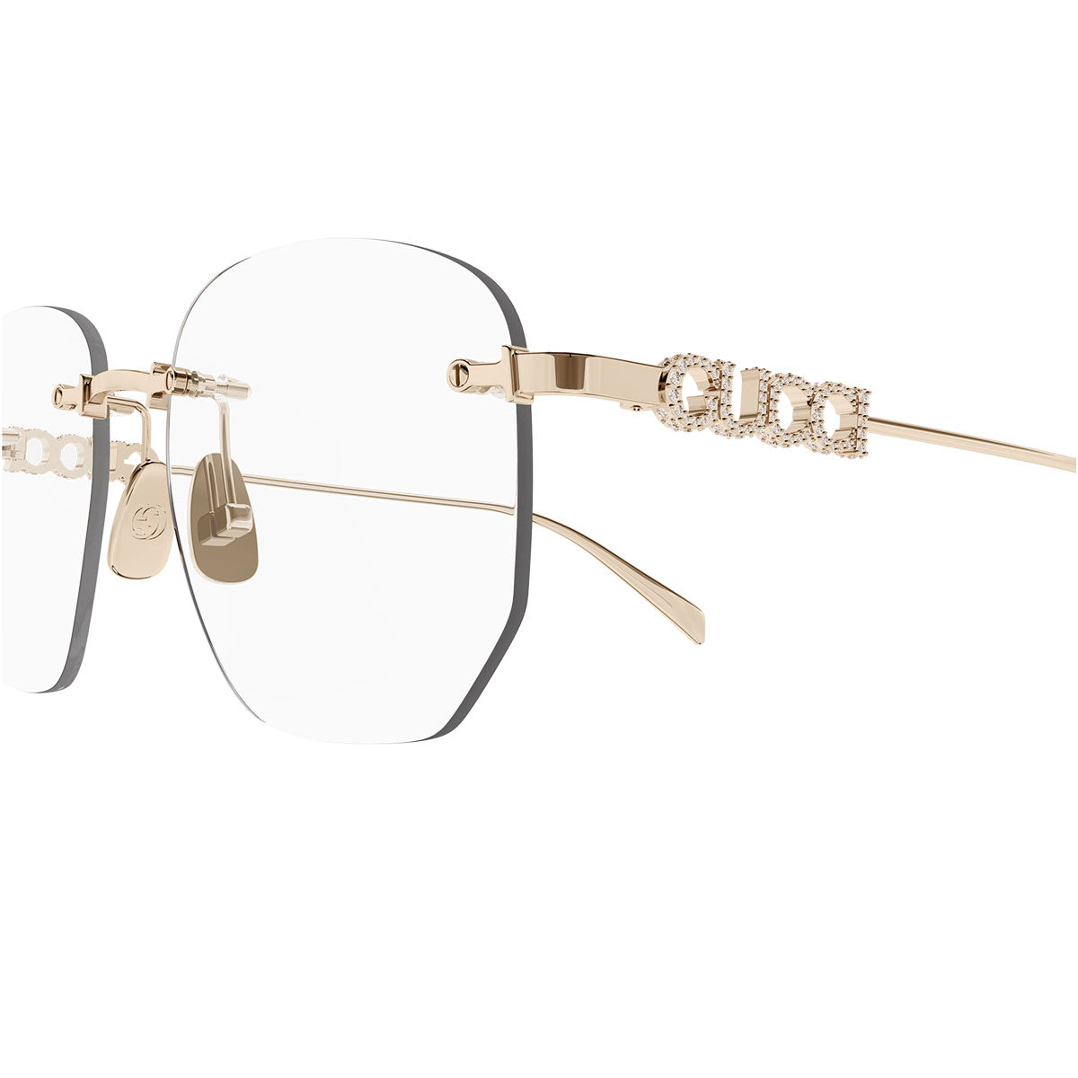 Gucci Occhiali da Vista GG1806O 003 Oro Rosa/Trasparente Donna