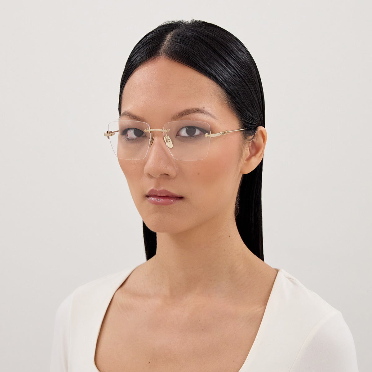 Gucci Occhiali da Vista GG1938O 001 Oro/Trasparente Donna