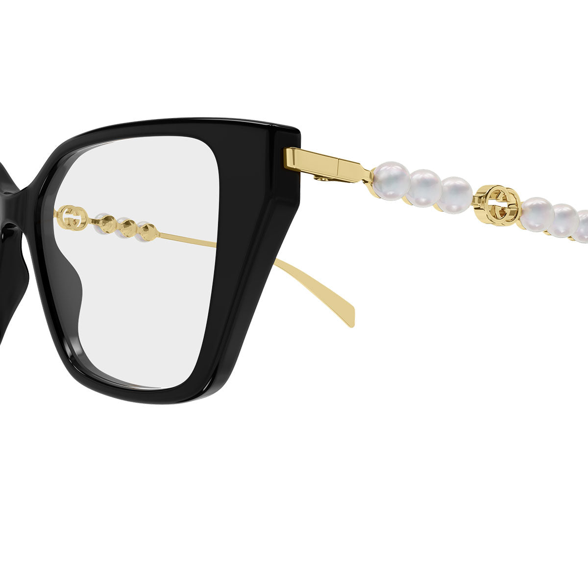 Gucci Occhiali da Vista GG1969O 001 OroNero/Trasparente Donna