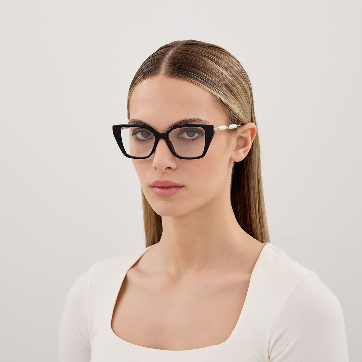 Gucci Occhiali da Vista GG1969O 001 OroNero/Trasparente Donna