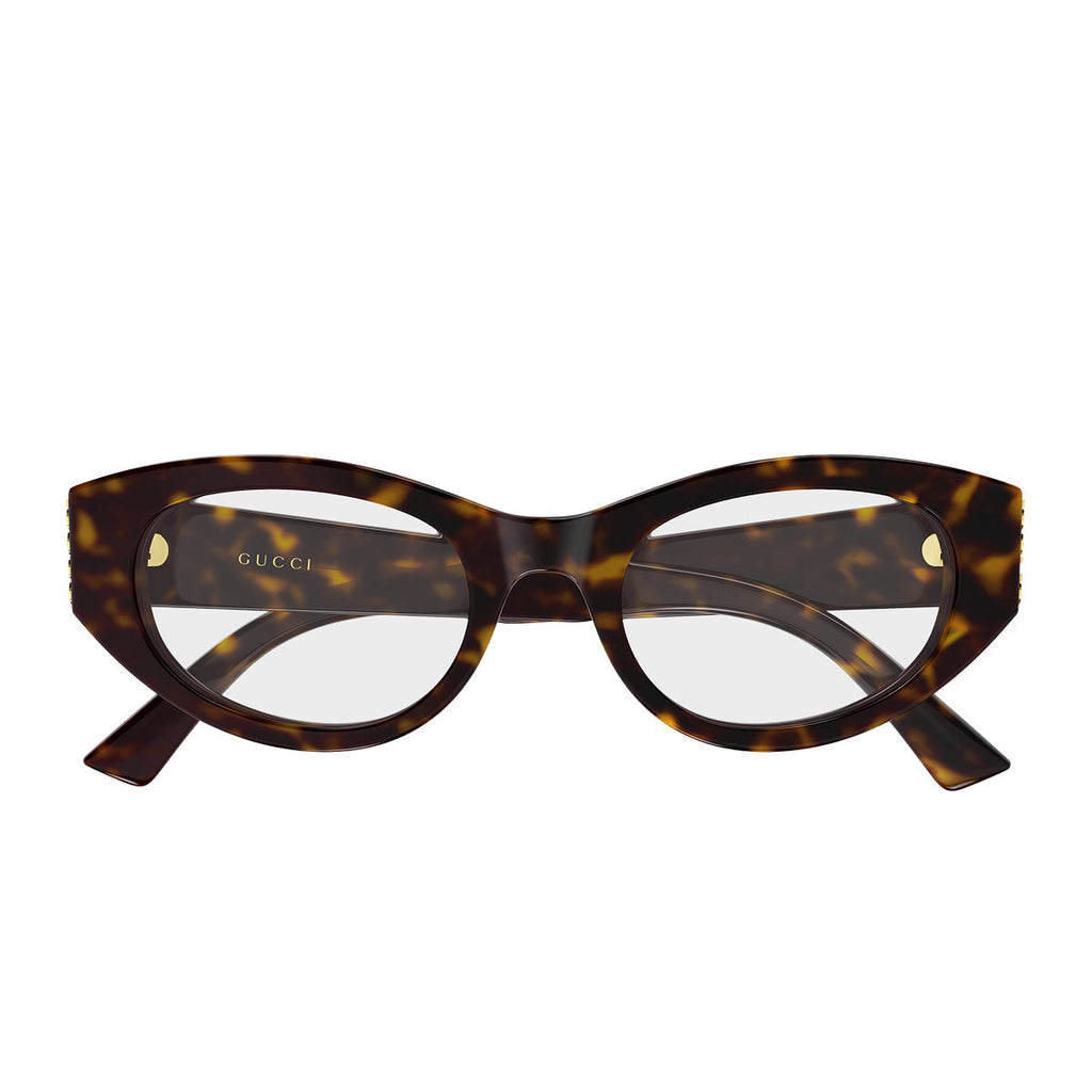 Gucci Occhiali da Vista GG2041O 002 Marrone/Trasparente Donna