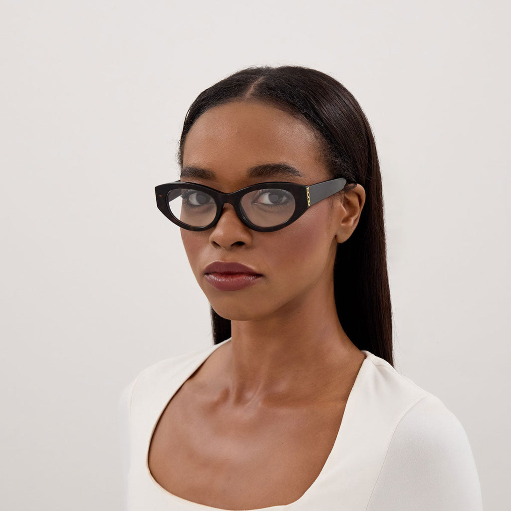 Gucci Occhiali da Vista GG2041O 002 Marrone/Trasparente Donna