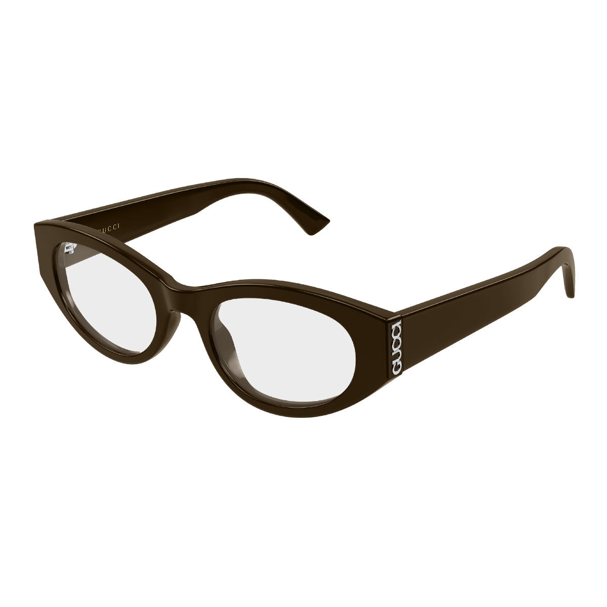 Gucci Occhiali da Vista GG2041O 003 Marrone Scuro/Trasparente Donna