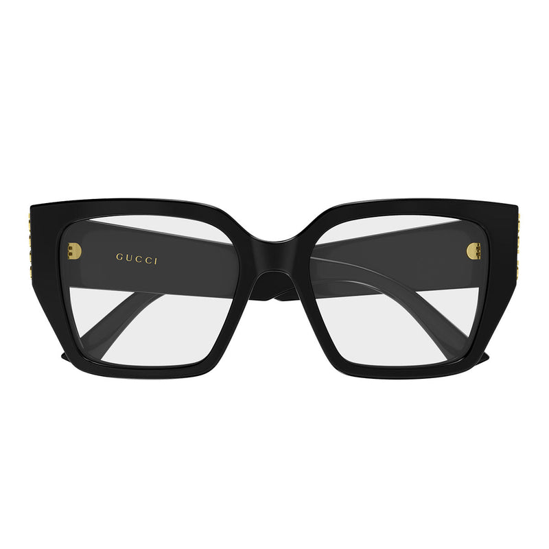 Gucci Occhiali da Vista GG2042O 001 Nero/Trasparente Donna