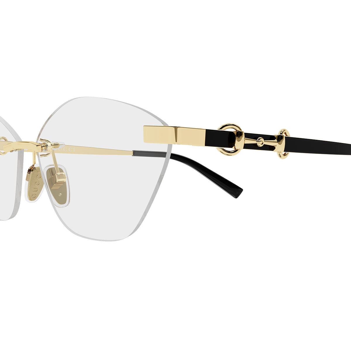 Gucci Occhiali da Vista GG2050O 001 Nero/Trasparente Donna