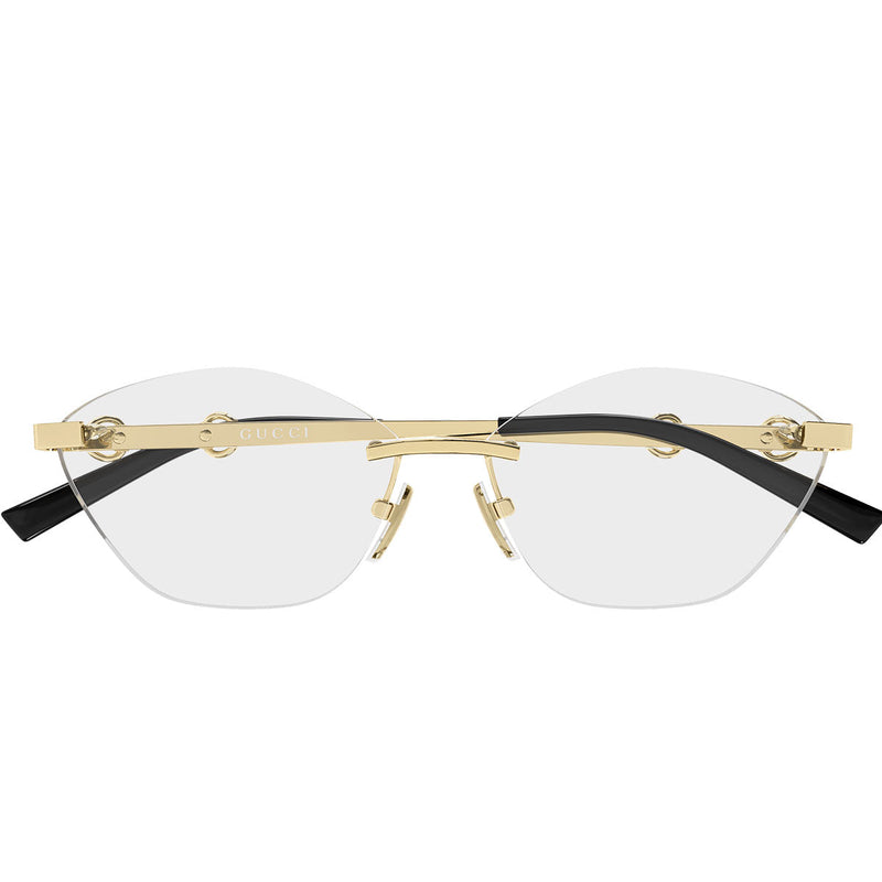 Gucci Occhiali da Vista GG2050O 001 Nero/Trasparente Donna