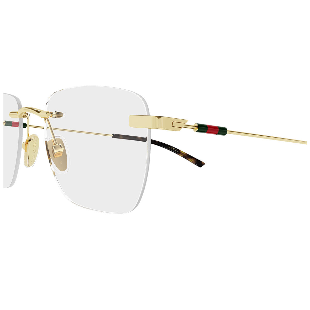 Gucci Occhiali da Vista GG2099O 002 Oro/Trasparente Uomo