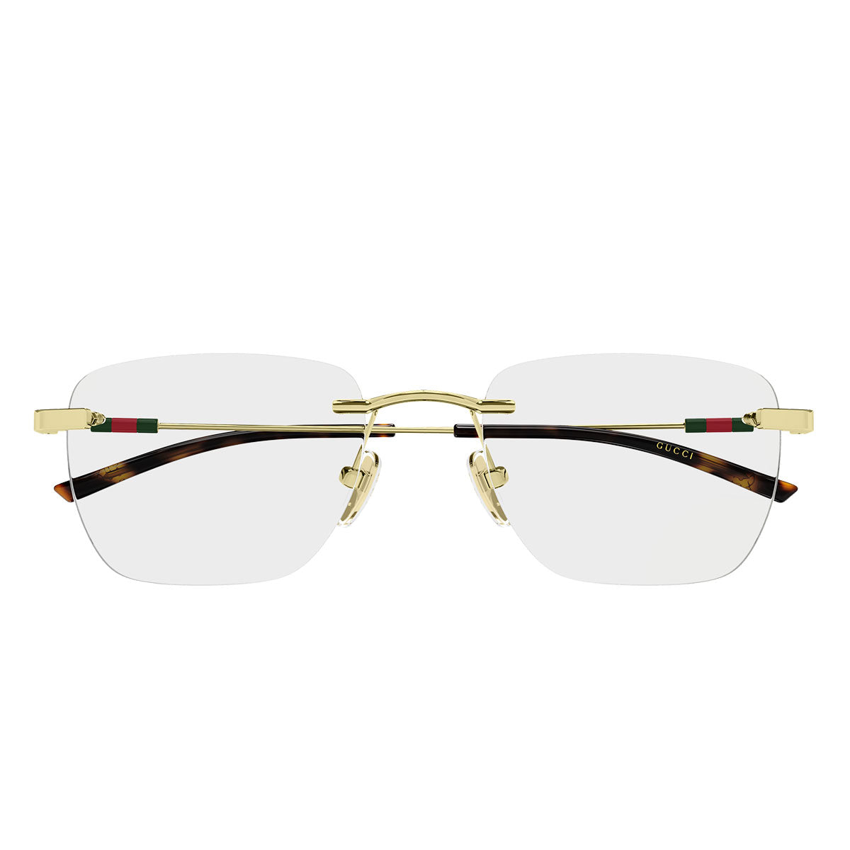 Gucci Occhiali da Vista GG2099O 002 Oro/Trasparente Uomo