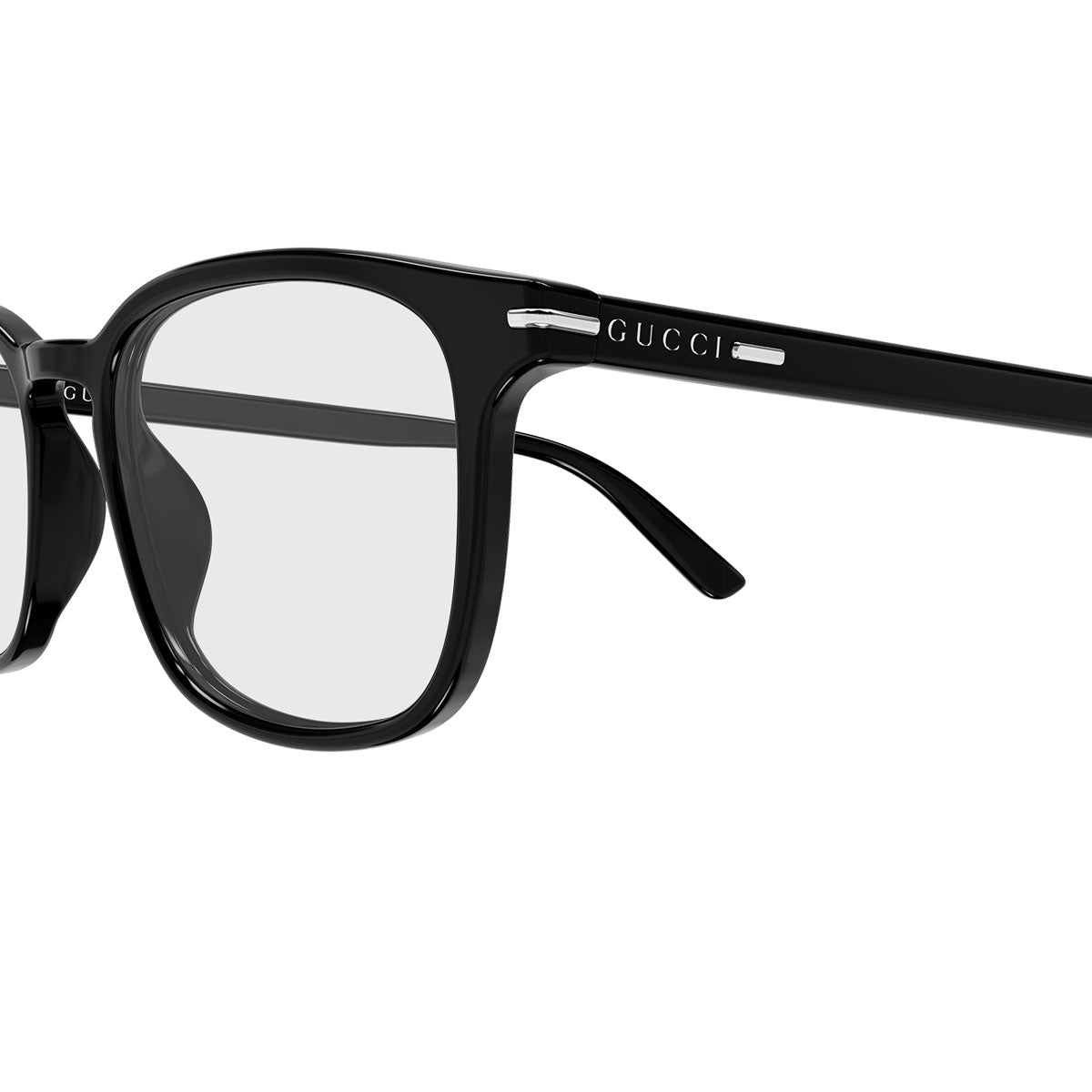 Gucci Occhiali da Vista GG2129O 001 Nero/Trasparente Uomo