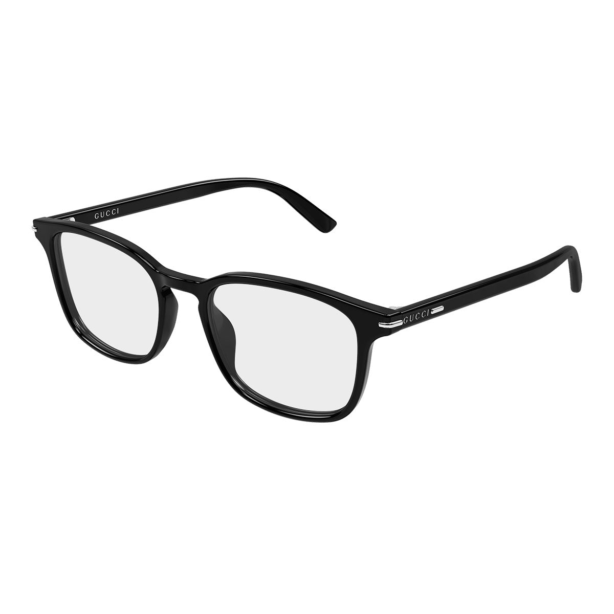 Gucci Occhiali da Vista GG2129O 001 Nero/Trasparente Uomo