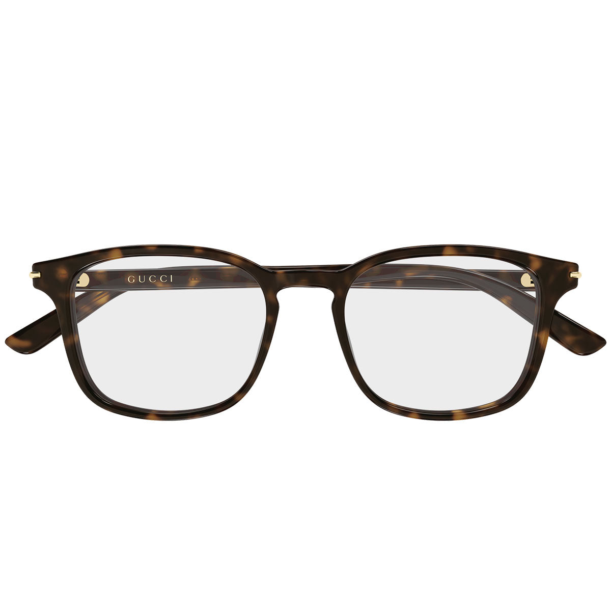 Gucci Occhiali da Vista GG2129O 002 Marrone/Trasparente Uomo