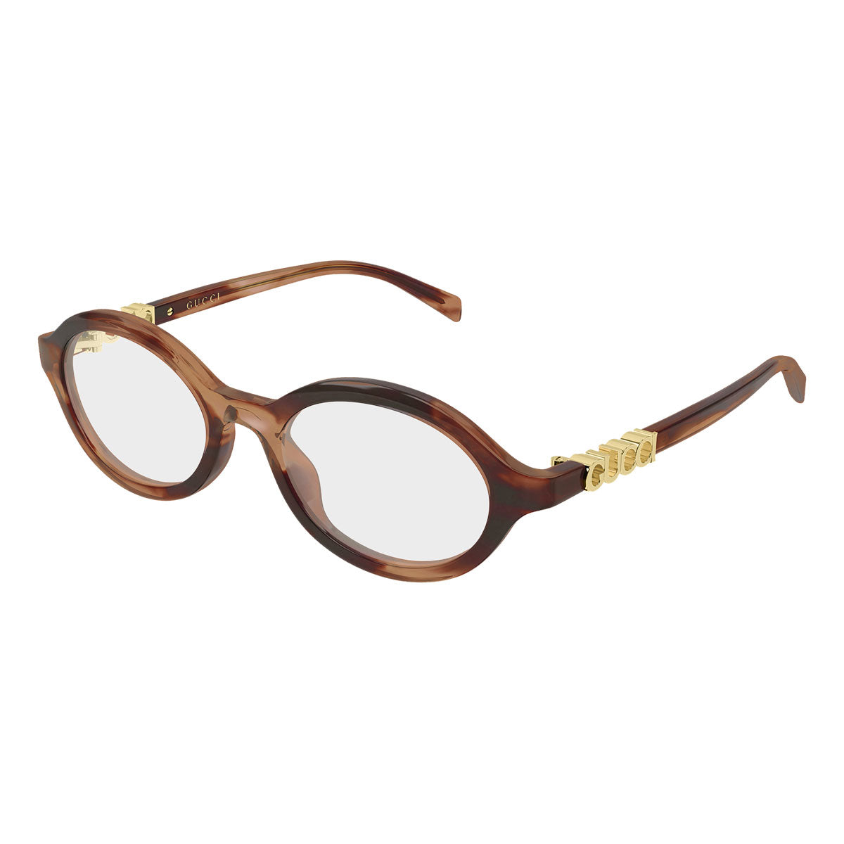 Gucci Occhiali da Vista GG2153O 003 Marrone Chiaro/Trasparente Donna