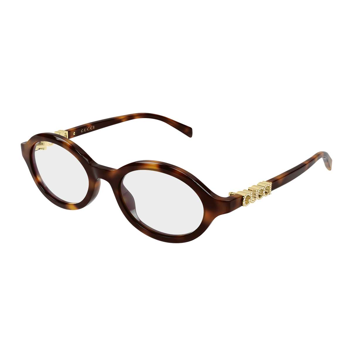 Gucci Occhiali da Vista GG2153O 005 Marrone/Trasparente Donna