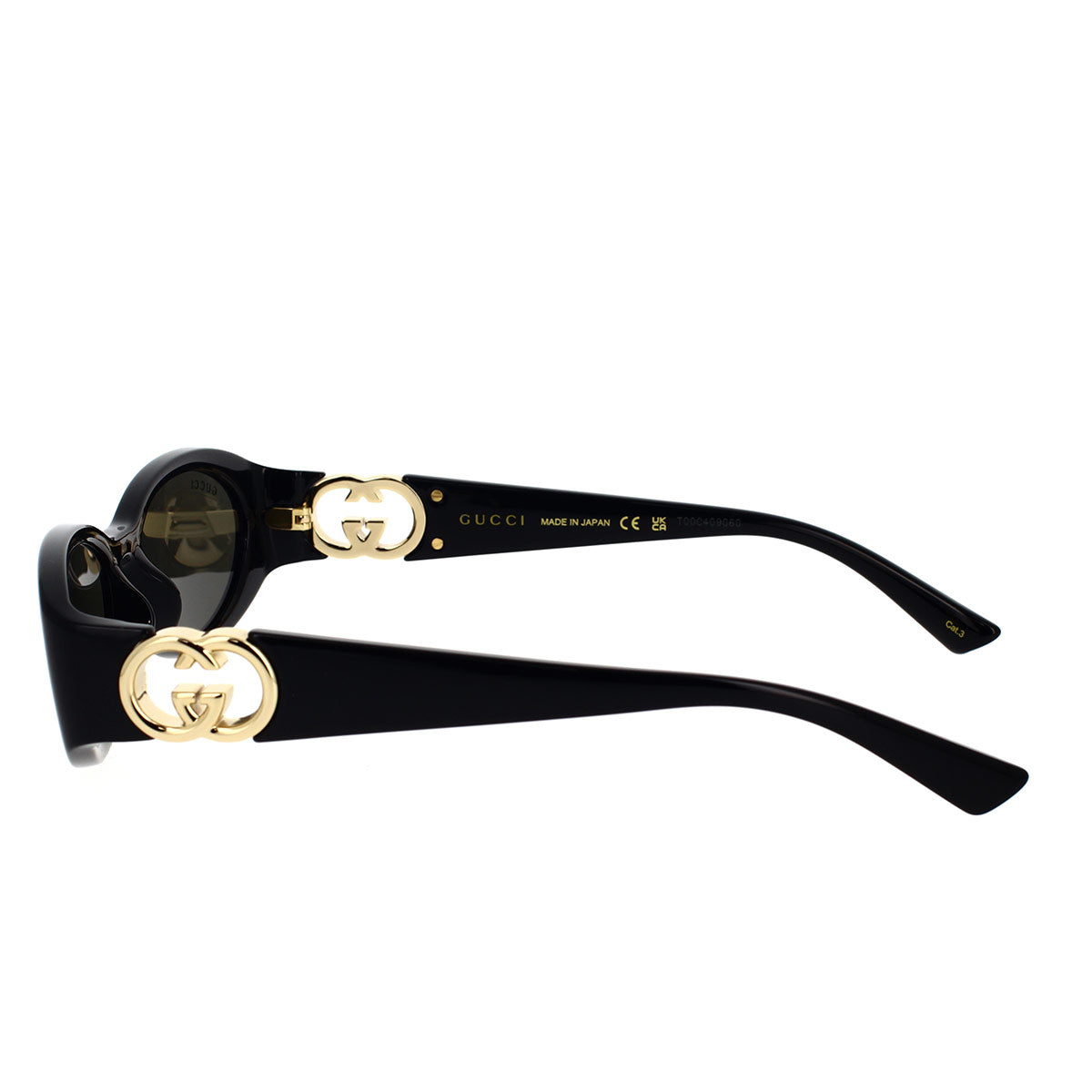 Gucci Occhiali da Sole GG1660S 001 Nero/Grigio Unisex