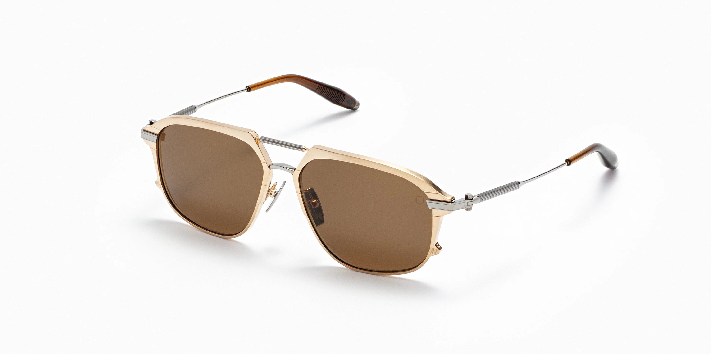 Occhiali da sole AKONI ICARUS Brushed White Gold