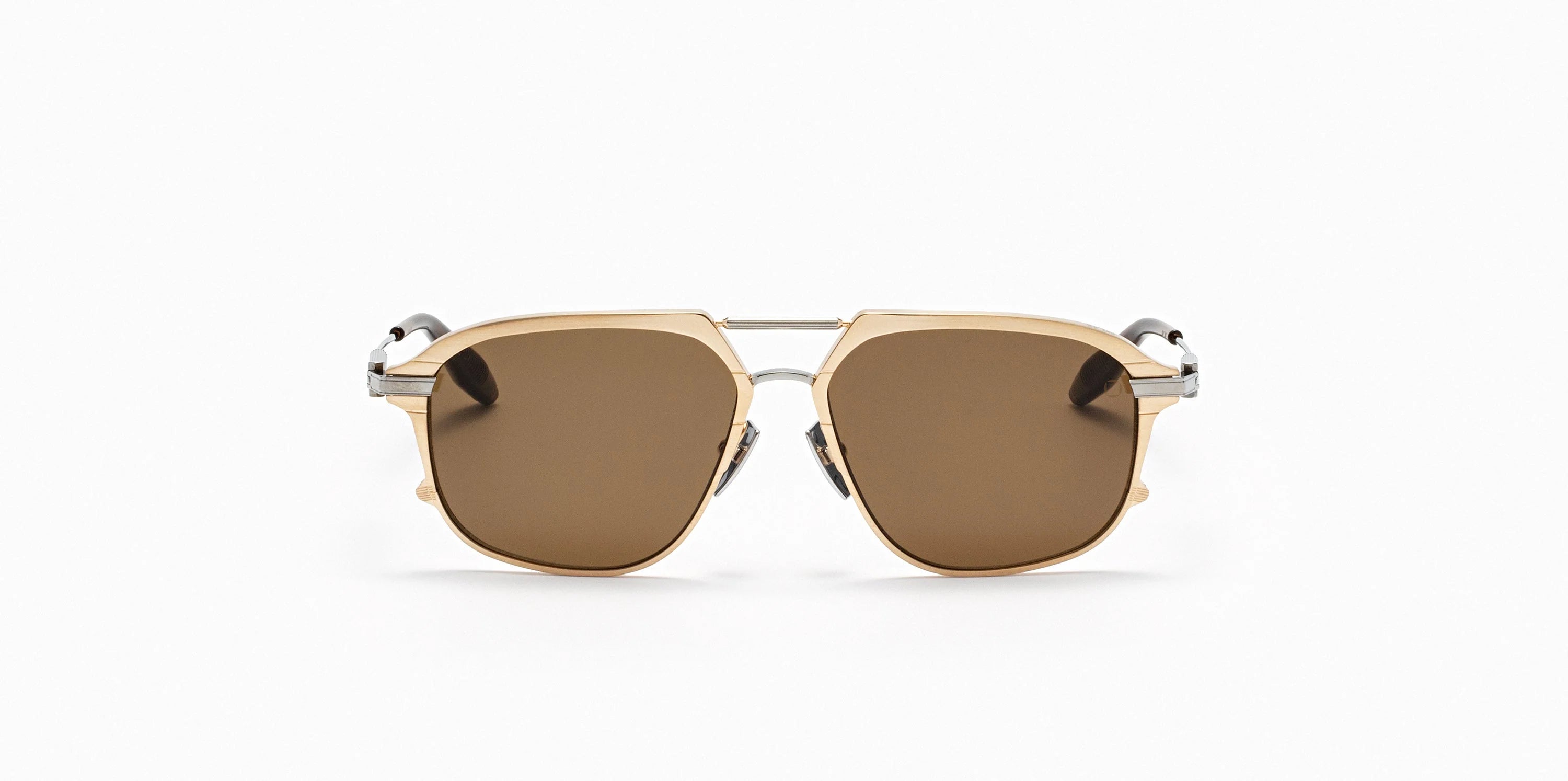 Occhiali da sole AKONI ICARUS Brushed White Gold