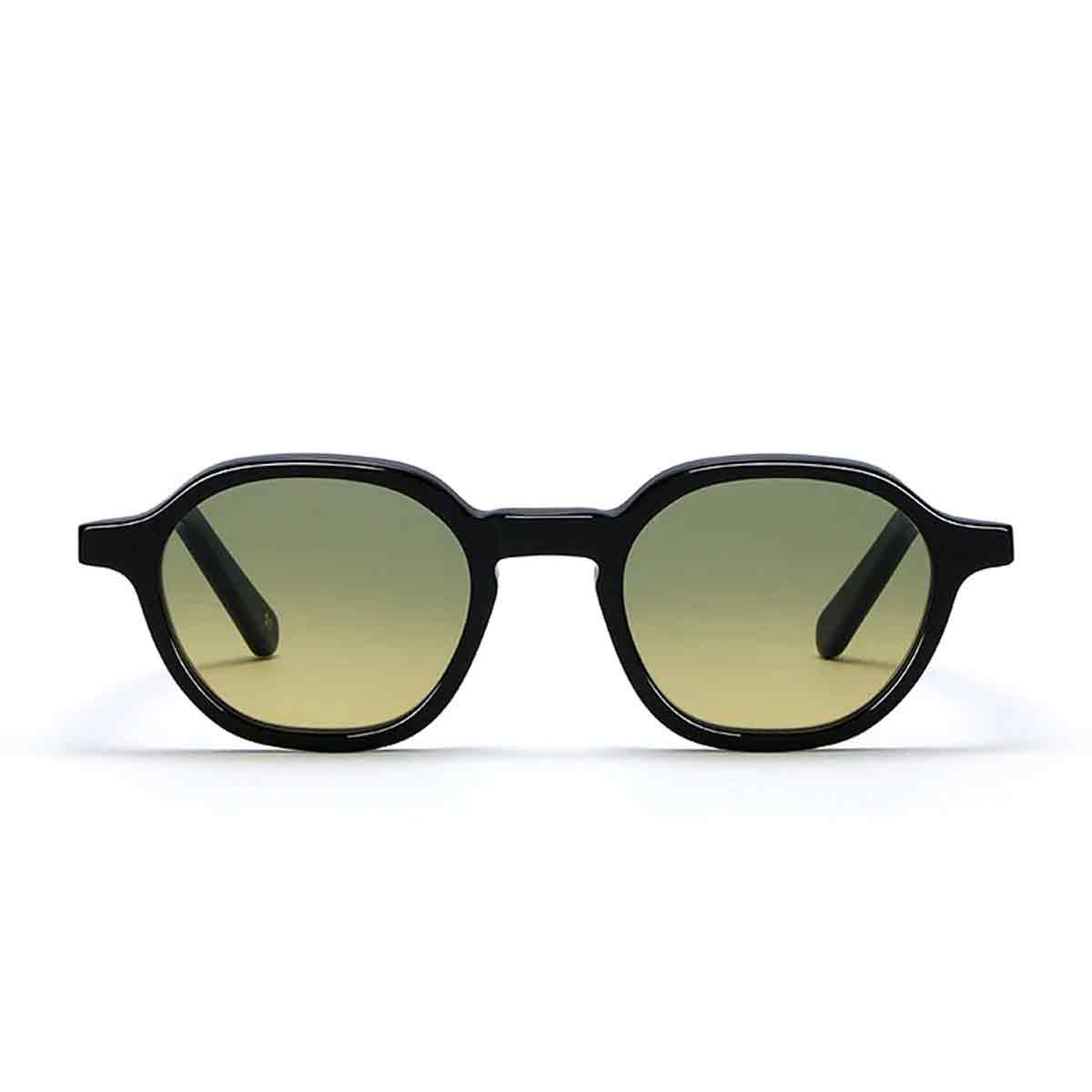 L.G.R. Occhiali da Sole Algiers 7026 Nero 01/Giallo Fotocromatici