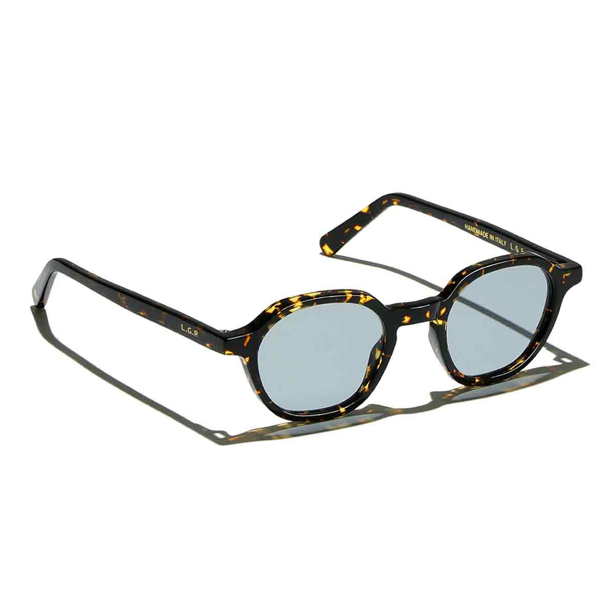 L.G.R. Occhiali da Sole Algiers 7032 Marrone Scuro 09/Blu Chiaro Fotocromatici 2