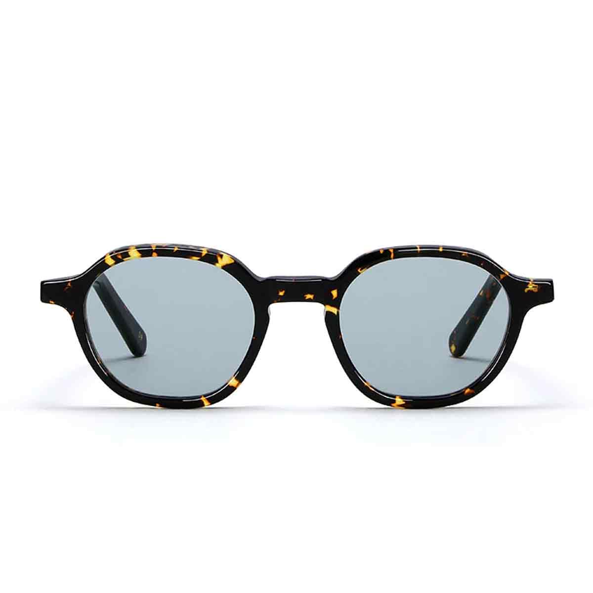 L.G.R. Occhiali da Sole Algiers 7032 Marrone Scuro 09/Blu Chiaro Fotocromatici