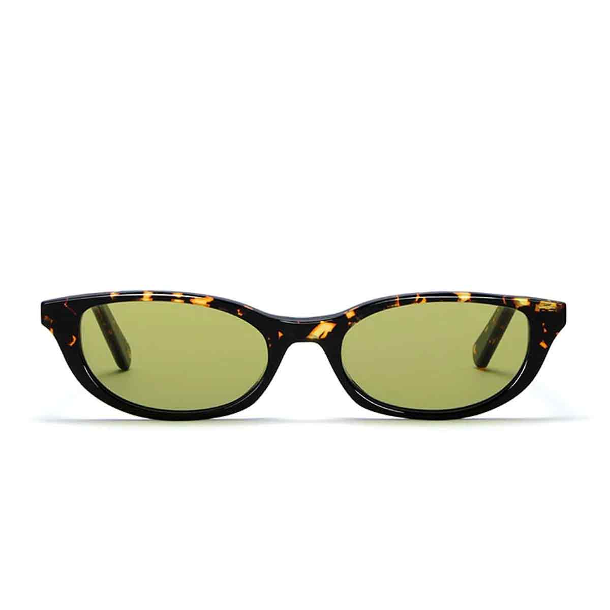 L.G.R. Occhiali da Sole Aloe 6856 Nero Marrone Scuro 09B/Verde Fotocromatici