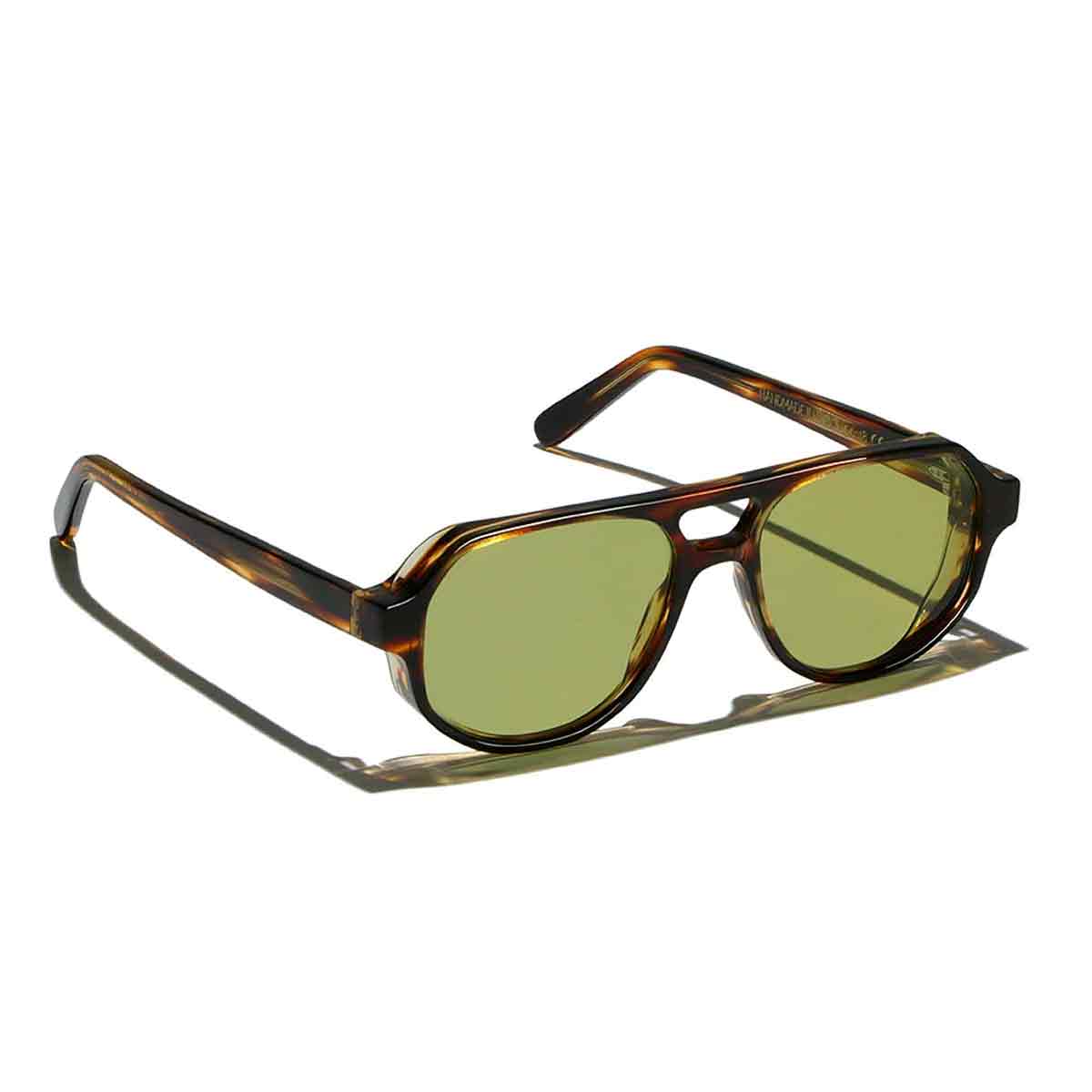 L.G.R. Occhiali da Sole Asmara 6547 Marrone Tabacco 90/Verde Fotocromatici