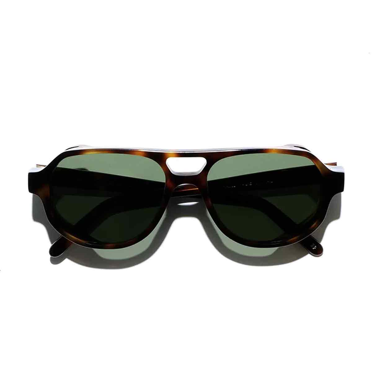 L.G.R. Occhiali da Sole Asmara Explorer 5703 Marrone Maculato 39/Verde G15 3
