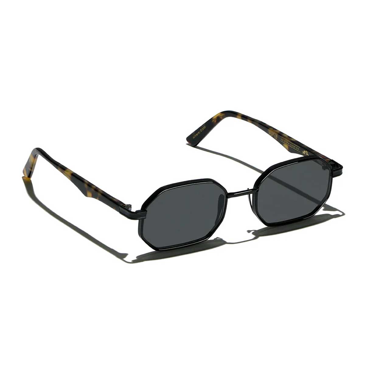 L.G.R. Occhiali da Sole Axum 6460 Nero Marrone Tartarugato 23/Grigio