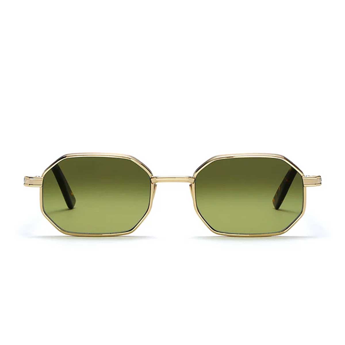 L.G.R. Occhiali da Sole Axum 6463 Oro Marrone Scuro 09/Verde Fotocromatici