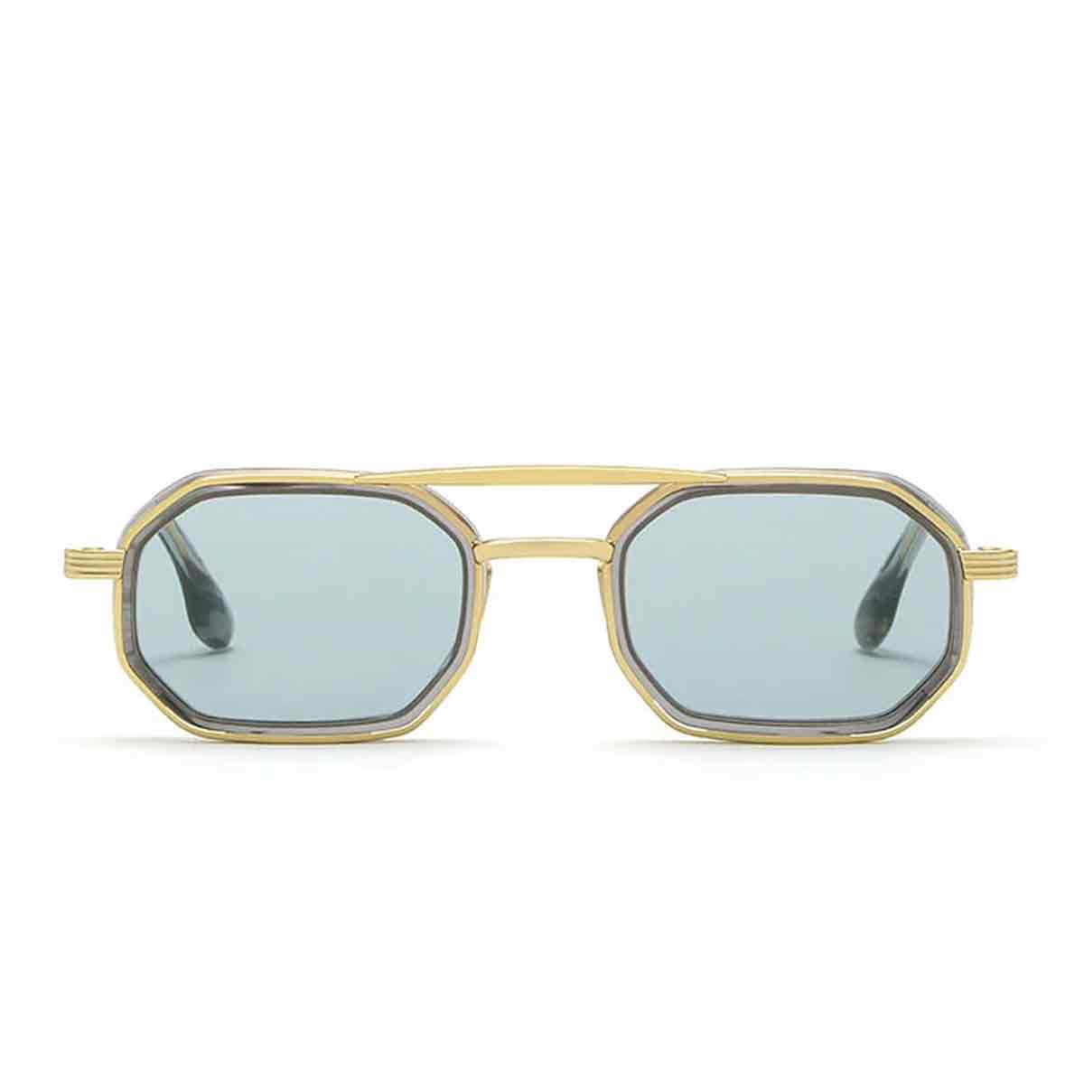 L.G.R. Occhiali da Sole Axum Explorer II 7014 Oro/Blu Fotocromatici