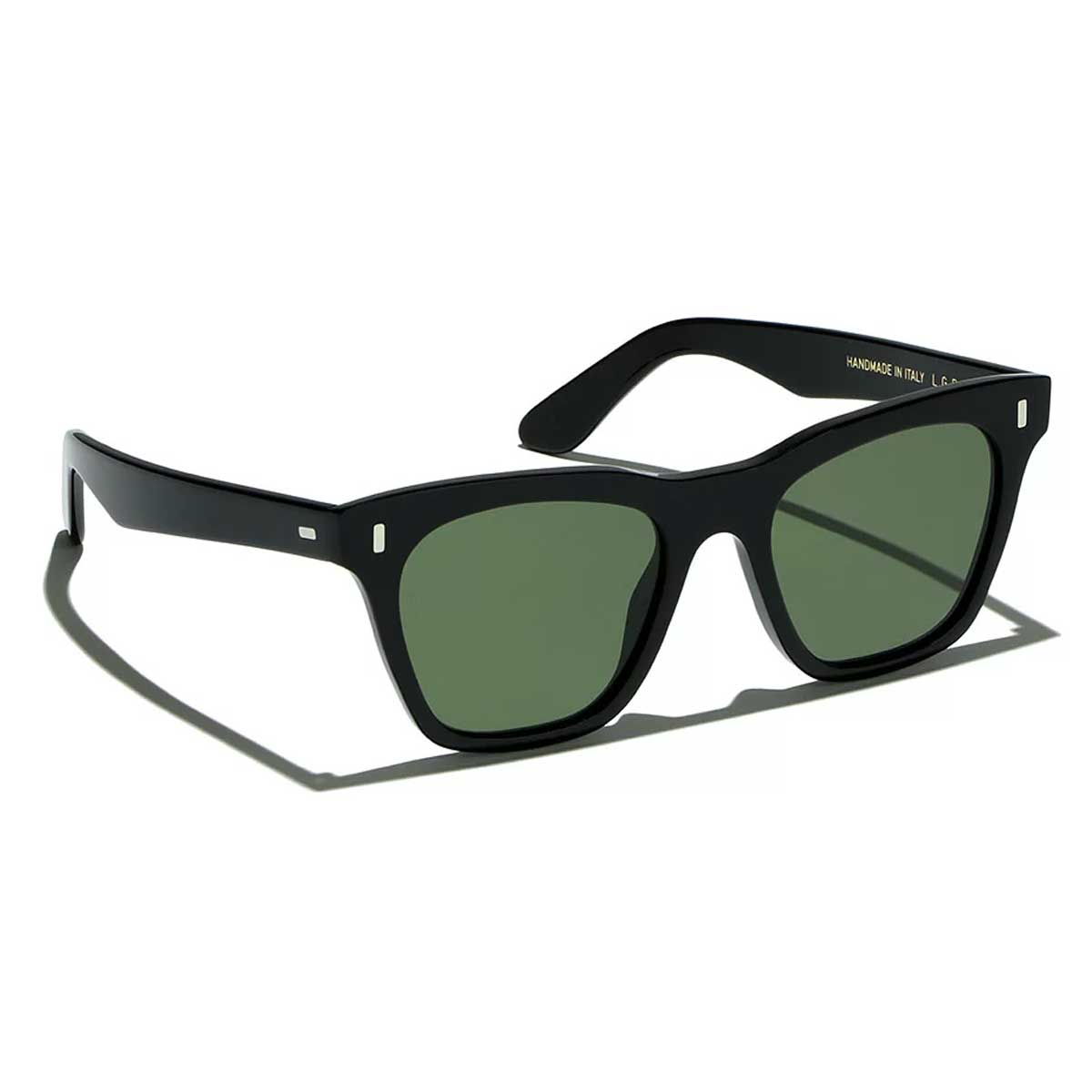 L.G.R. Occhiali da Sole Cecile 2907 Nero 01/Verde G15 2